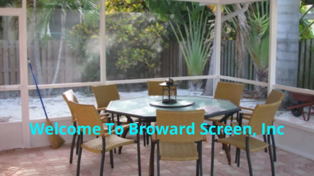 ⁣Broward Screen, Inc - Screen Enclosure Repair in Davie, FL | 33328
