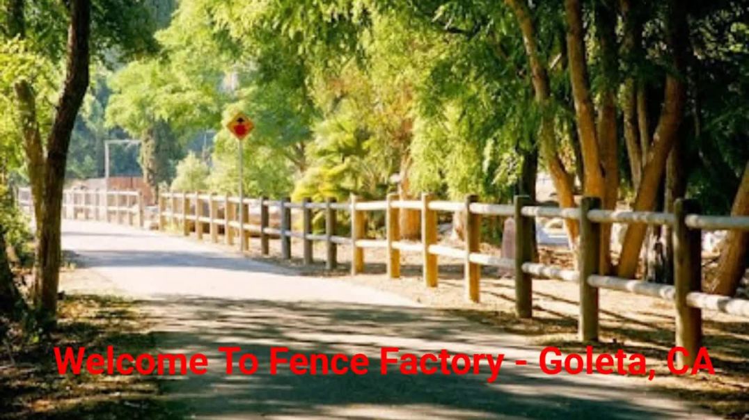 ⁣Commercial Fence Factory in Goleta, CA